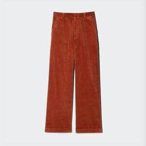 WIDE-LENGTH CORDUROY TROUSERS